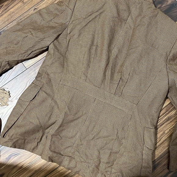 Ralph Lauren 2 piece set plaid high rise trousers and blazer jacket, size 8 - Picture 13 of 13